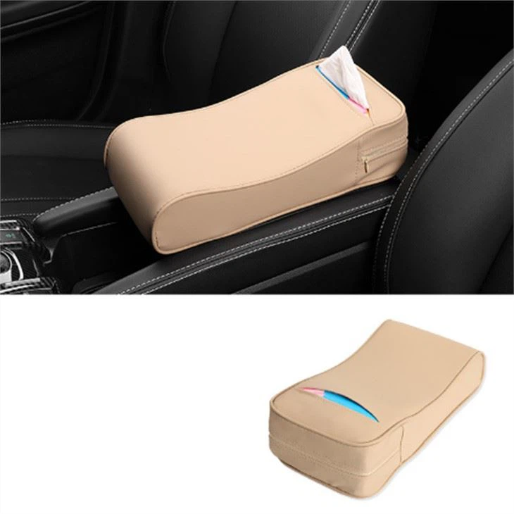 Universal Armrest Box Mats Interior Pad With Tissue